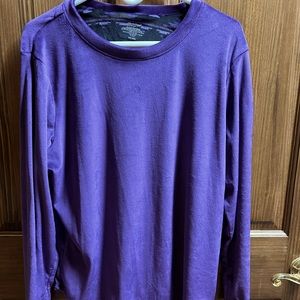 Women’s Climate Right by Cuddl Duds Purple Ling Sleeve Shirt Size XXL